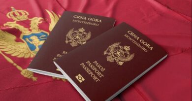 Crna Gora uvodi vize za građane Rusije