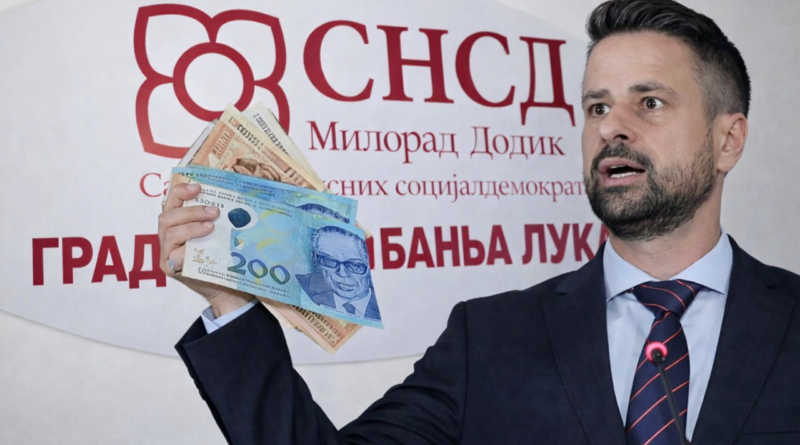 Banjalučki SNSD 700.000 KM PODIJELJENO — REZULTAT NULA