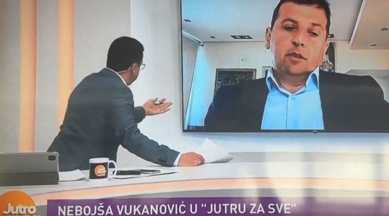 Vukanović isključen iz jutarnjeg programa BHRT-a: “Ja navijam za Srbiju, ne mogu voljeti dvije žene” VIDEO