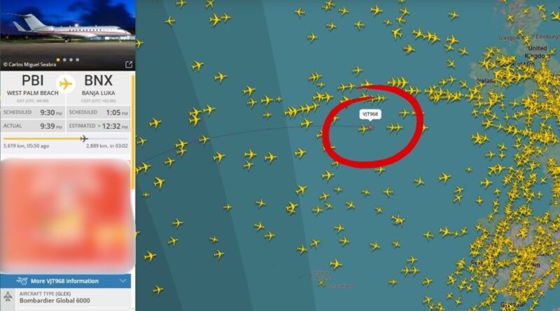 Avion iz Amerike leti za Banjaluku: Tramp stiže u Republiku Srpsku