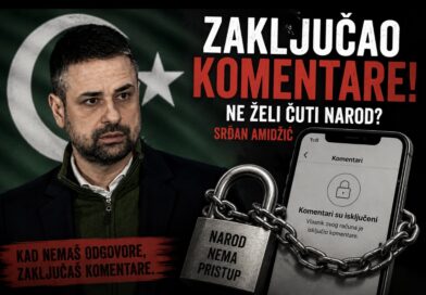 Pozadinac Amiđić zaključao komentare na mrežama; Niko ga ne voli