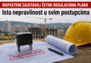 STOP DRAŠKOVOM LOPOVLUKU: Inspektori zaustavili četiri regulaciona plana