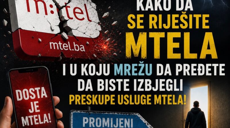 DOSTA JE: Saznajte kako da se riješte MTEL-a