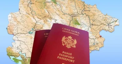 Crna Gora uvodi vize za Ruse, Turke i Kineze